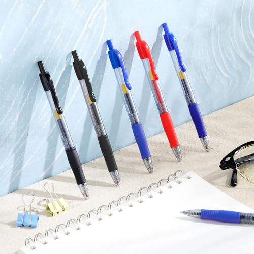 Jetec 500 bolígrafos retráctiles Premium punta fina 0.7mm miniatura 6