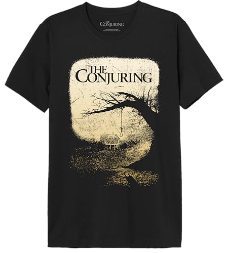 The Conjuring « Halloween » METCONJTS001 T-Shirt Homme, Noir, Taille XS