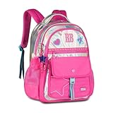 Mochila Holográfica Rebecca Bonbon Bolsa Escolar Infantil Femininna RB27021 (Rosa)