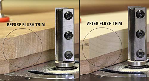 Amana Tool - RC-2400 Insert Solid Carbide Flush Trim Template 3/4 Dia x 50mm x 1/2" Sh