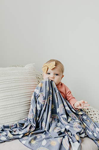 Image of Copper Pearl Swaddle Blankets for Newborns | Soft Stretchy Receiving Blankets for Boys and Girls | Large 46 x 46 Inch Baby Blankets | Lightweight and Breathable Swaddles | Hope