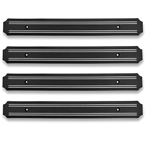 Sumpri Magnetic Knife Holder (15 Inch X Set Of 4) Magnetic Knife Strip -Strong Powerful Knife Rack Storage Display Organizer-Securely Hang Your Knives On A Multipurpose Kitchen Bar-Safe, Easy Install #TOP5