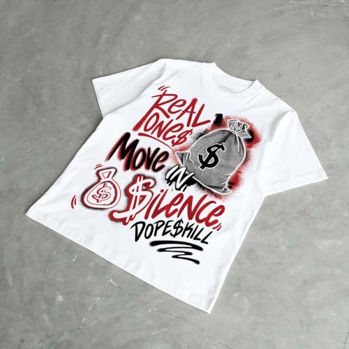 Image of DopeSkill Graphic Tee Streetwear Hip Hop Hypebeast Unisex T-Shirt Sneaker Colour Matching Shirts Inspired Motivation Quotes