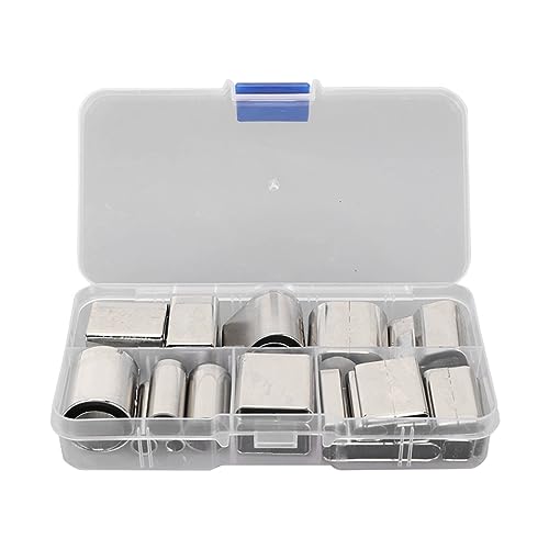 Xolsurg 28 Shape Style Hollow Punch Cutter Set Rectangular Steel Leather Die Cutter Tools Jewelry Crafts Fabric DIY