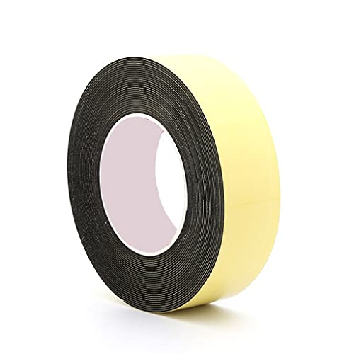 LZTDSBX Schwarzes Schaumstoffband mit gelber Schutzfolie