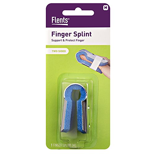 Image of Flents Finger Splint, 2-Sided Splint, Medium, Supports & Protects Injured Finger