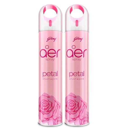 Godrej aer spray Home & Office Air Freshener - Petal Crush Pink 300 ml (Pack of 2)