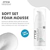 Soft Set Foam Mousse, Moisturizing and Nourishing Formula for Curly, Wavy, and All Hair Types, Hair Styling Mousse for Flexible Hold, Volumizing Mousse for Hair (5.3 Oz)