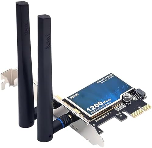 Carte WiFi Dell 08VP82 LP PCI Double Bande 2.4/5Ghz + Antenne Neuve Longue Portée