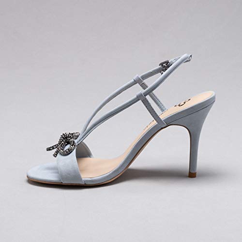 Sandália Nobuck Azul Quartzo 39