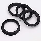 100 % Made in GERMANY 4 x ZENTRIERRINGE DISTANZRING für ALUFELGEN Z37 70,0-56,1 mm Alutec Anzio Rial