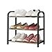 3-Niveau Empilable Range Chaussures,Meuble A Chaussure Au-dessus De La Porte,Rangement De Petites Chaussures Debout Au Sol Assemblage Facile Étagère à Chaussures Pour Doorway-B 42x19x44cm(17x7x17inch)
