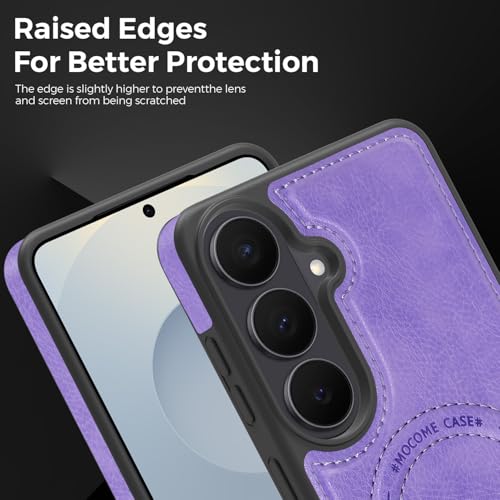 Image of Lunivop for Samsung Galaxy S26 Case PU Leather 6.3 inch Light Purple