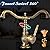 WEIJIANKANG Brass Kitchen Faucet Antique Single Handle Bathroom Faucet, Mixer Tap Bronze Multifunctional, 360 Degree Swivel Spout Bathroom Sink, Universal Splash Filter Lavatory Faucet