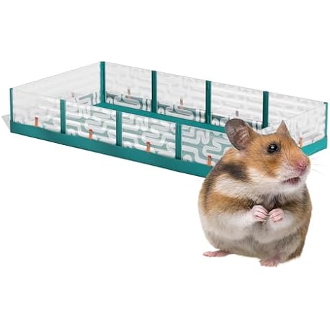 Omlet Foldable Hamster Playpen with Floor | Pop Up Style Opens & Closes in Seconds | Offer Extra Space to Your Hamster | Removable Floor Protector | Indoor or Outdoor use | Large Cover