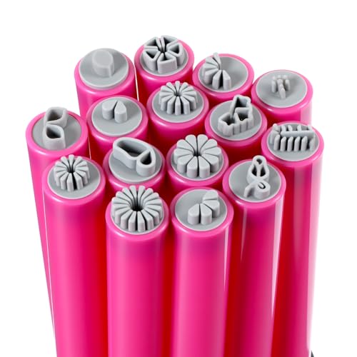 MBAIYO Juego de 15 bolígrafos de sello para arte de uñas,...