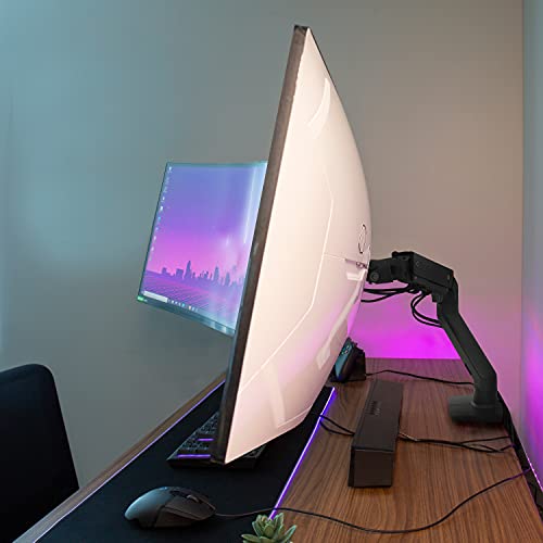 Brazo para monitor Ergotron HX con junta HD diseño premium en aluminio negro duradero 7