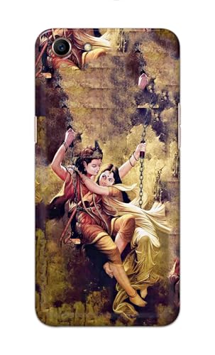 Image of Printed Hard Back Cover for Oppo A83 Back Cover (Radha Krishna Love -J1) -190724(EA)