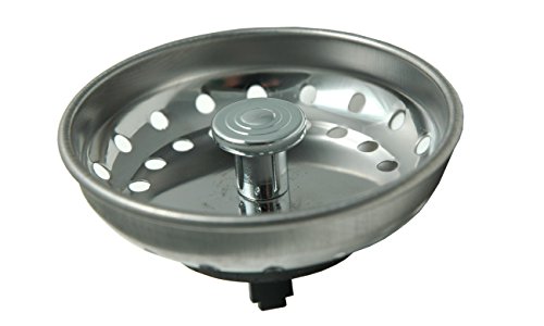 Repuesto cesta para colador de fregadero de cocina acero inoxidable cromado