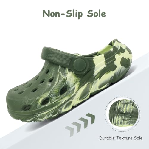 Image of AOVOG Kid Girls Boys Clogs Toddler Garden Shoes Slip On Shower Slide Sandals Beach Water Shoes