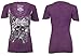 Rebel Saint by Affliction Women's T-Shirt Grace XL Purple