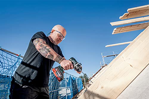 metabo 602359660 taladro atornillador motor sin escobillas a batería 18v 2x lihd 5,5ah li ion bs 18 ltx bl q i con maletín metabox