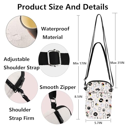 G2TUP Amine Lover Crossbody Bag Anime Aminal Gift Anime Character Shoulder Bag Anime Lover Gifts2