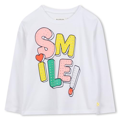 Billieblush Girl's U21637 T-Shirt, White, 8 Years