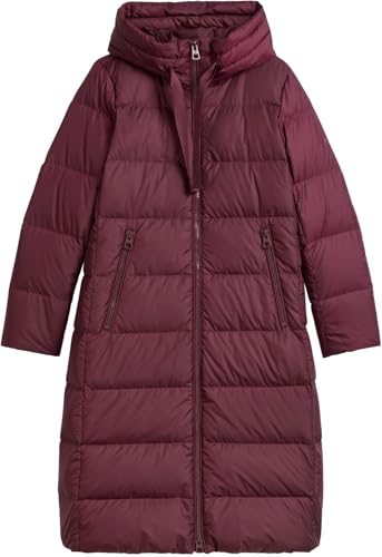 Marc OߴPolo Damen Daunenmantel mit XL-Kordeln Shaped Fit, Rot (Aubergine Red), 32 – Ansicht 6