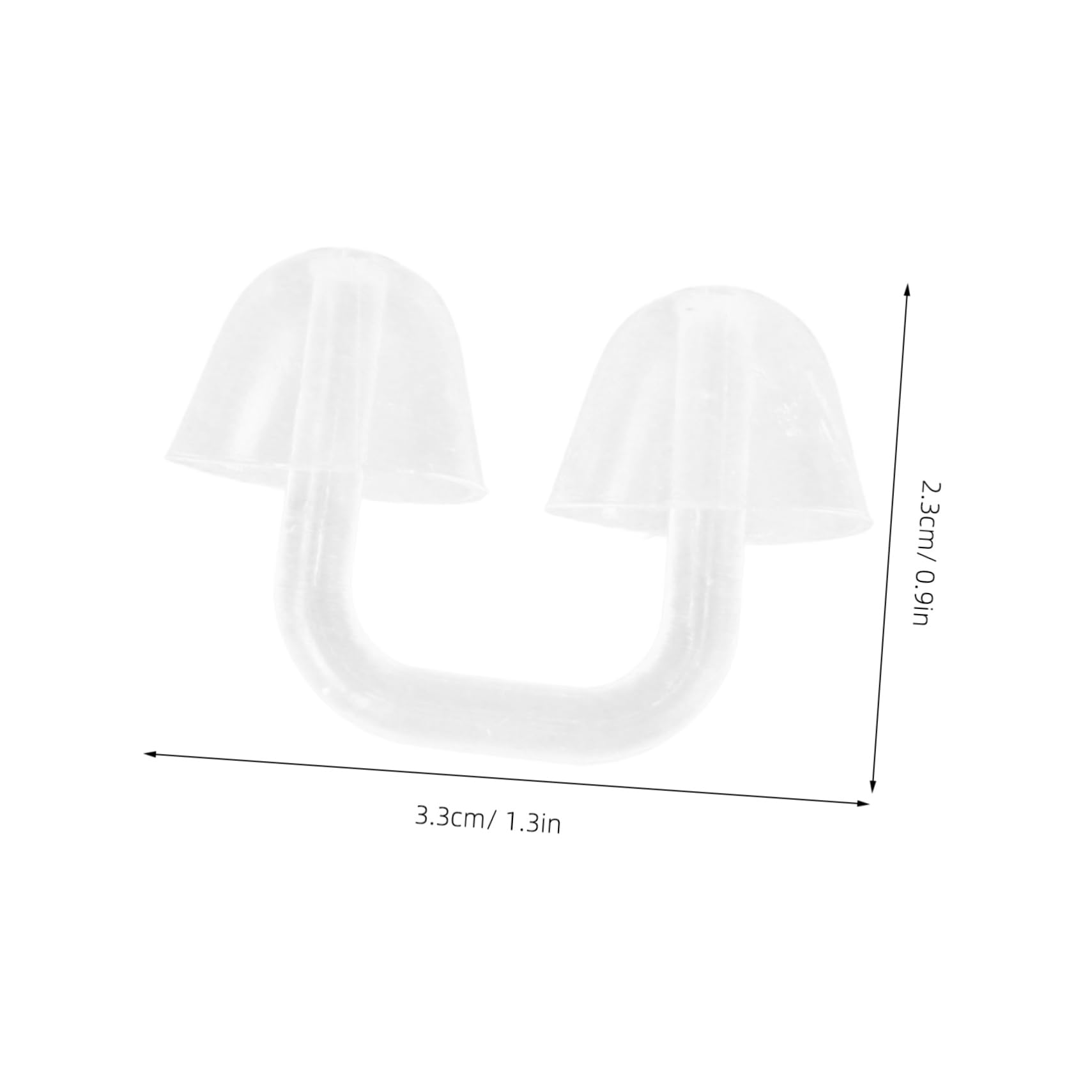 GAROZATION Durable PVC Kids Nose Clip Water-Proof Swimming Nose Plug for Children