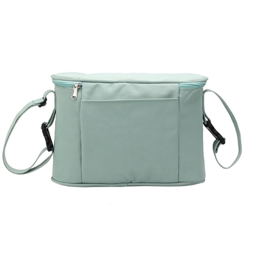 Borsa Portaoggetti per Passeggini Borsa pensile Multifunzionale for Passeggino Verde 15x31x20 cm