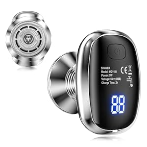 Electric Razors for Women Shaver: 3-Blade Shaver with Detachable Magnetic Head Waterproof and Rechargeable for All-Body Use with LED Display