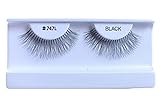 30 Pairs False Eyelashes Fake Eyelashes 100% Human Hair Black #747L