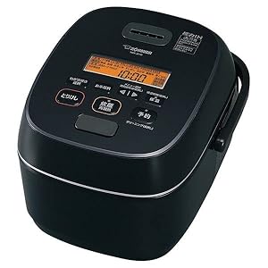 Zojirushi NW-JE10 / 18 Pressure IH Rice Cooker Extreme Cooking 1L / 1.8L Black 100V Only Japanese Only Shipped from Japan (1L (NW-JE10))