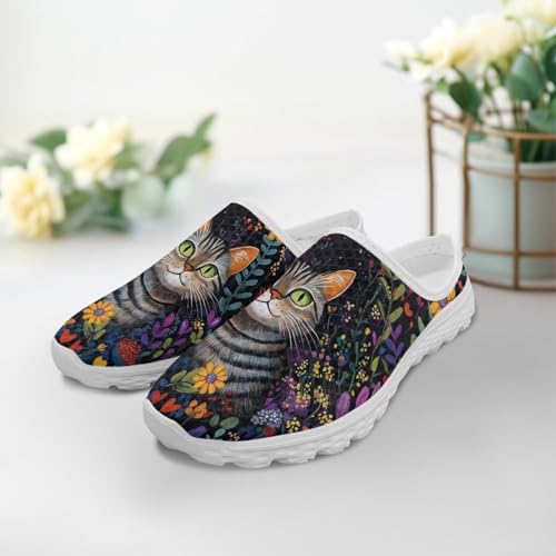 Summer Casual Shoes for Women Men Breathable Mesh Shoes Trendy & No Back Heel Design3