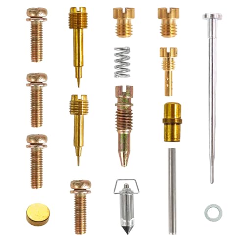 Image of 2-Pack Carburetor Repair Kits Carb Rebuild Kit with Diaphragm Float Replacement for Kawasaki Vulcan 500 EN500A 1990-1996