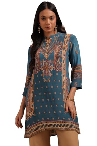 Tunique rouge en crêpe Soch style ethnique chic pour garde-robe femme