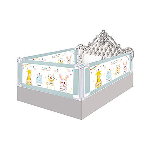 Barrera de cama para bebés con elevación de seguridad y anticaída 2