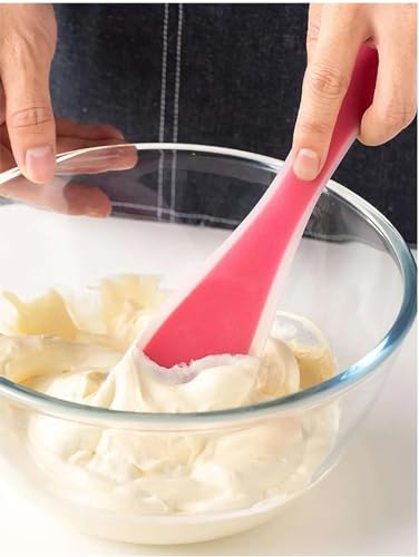 Image of Silicone Spatula - Nonstick, Heat Resistant Cooking & Baking Flipper for Pancakes, Omelettes, Pizza, Steak, Dosa - Ideal for Griddle Pans, Cookware and Fish Turner (Silicone Spatula)