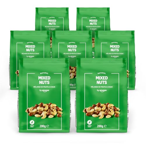 by Amazon Mezcla de Frutos Secos - 200g, paquete de 7