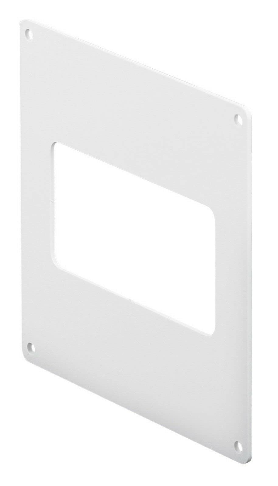 Prostko Ltd Rectangular Channel Wall Plate 55Mm X 110Mm Ducting Pipe Rosette Cover Panel