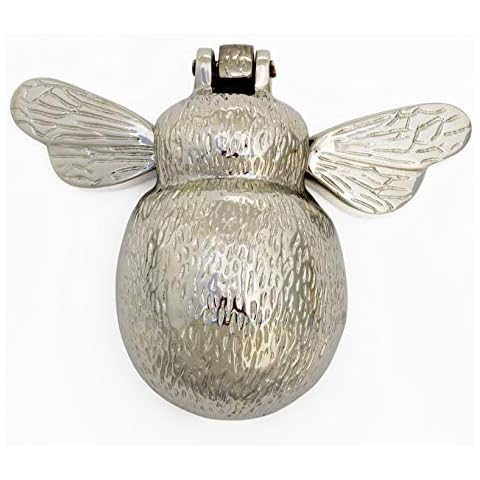 Castelion Nickel Bumble Bee Door Knocker Cover