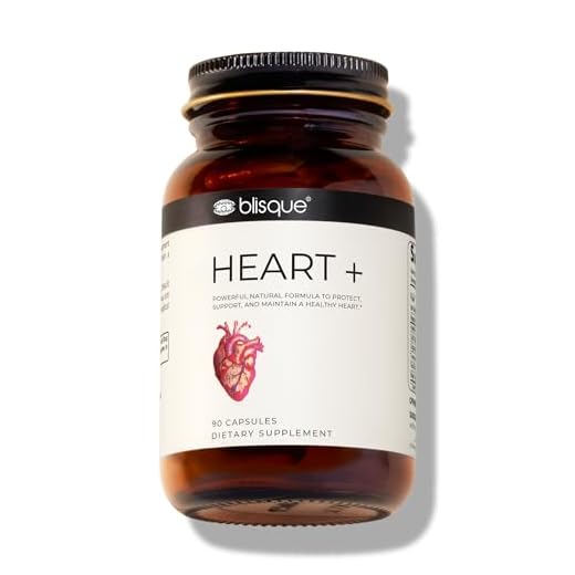 Blisque – Natural Blood Pressure Support Supplement for Heart Health and Circulation | Doctor-Approved | with 200mg CoQ10, Hawthorn Berry, Beet Root, Turmeric | 60 Capsules