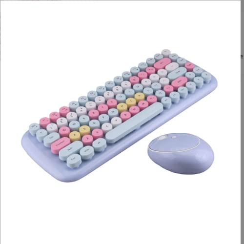 Generic Keyboard and Mouse Set ~j g {^ 2.4G CX L[{[h }EXZbg h ^Ŏ^тȒP m[gubN ItBX fXNgbvp lԍHwɊÂ,Blue2