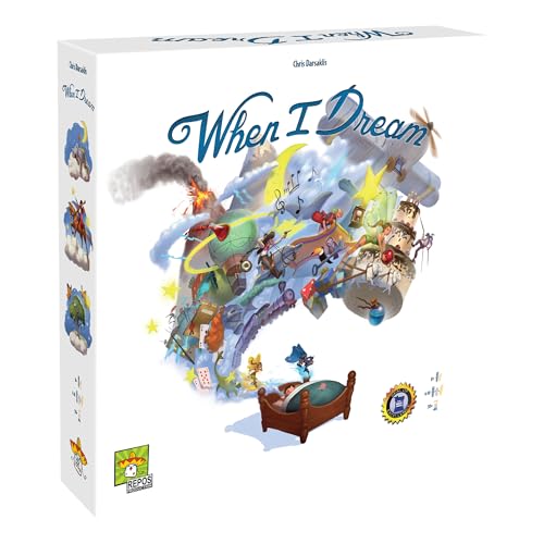 When I Dream Board Game - Cooperative Strategy Game of Horror and Heroism, Family Game for Kids & Adults, Ages 12+,1-4 Players, 60 Minute Playtime, Made by Repos Production