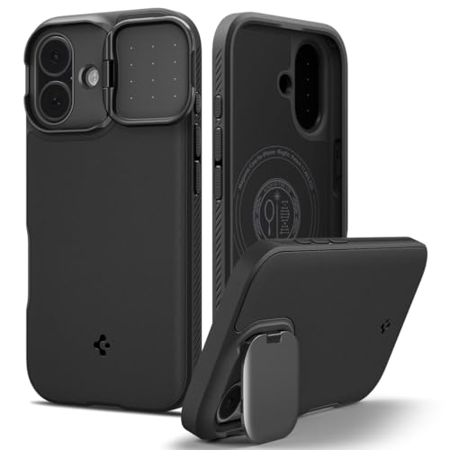 Spigen iPhone 17 HĂĽlle Optik Armor MagFit -Black
