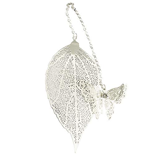 1 PCS Exquisite Metal Leaf Bookmarks with