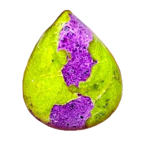 Atlantisite cabochon poire pour fabriquer un collier artisanal fait main