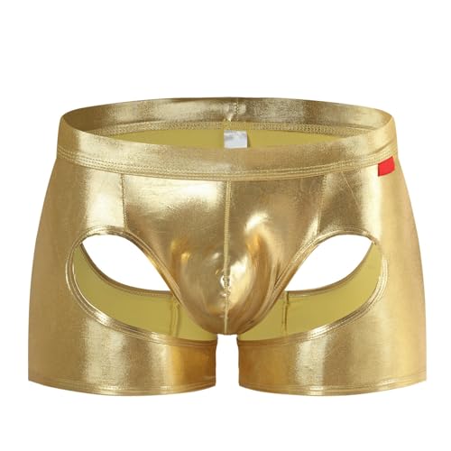 Sexy Strings Herren Herren-Unterwäsche in T-Form, doppelter offener Schnitt, farblich passende Netzunterwäsche mit niedriger Taille Körperschleife...