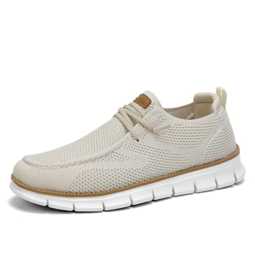 Image of Socviis Mens Slip-on Loafers Comfortable Boat Beach Shoes Mesh Casual Walking Sneakers